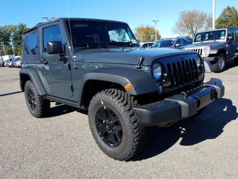 Black Jeep Wrangler Sport 4x4.  Click to enlarge.