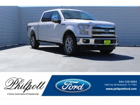 Oxford White Ford F150 Lariat SuperCrew 4X4.  Click to enlarge.
