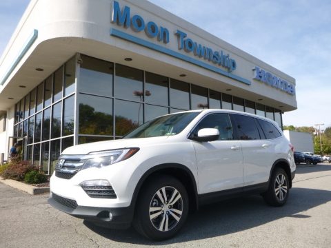 White Diamond Pearl Honda Pilot EX-L AWD. Click to enlarge. White Diamond Pearl Honda Pilot EX-L AWD. Click to enlarge.