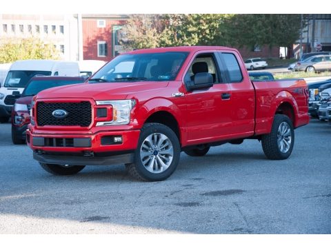 Race Red Ford F150 STX SuperCab 4x4.  Click to enlarge.