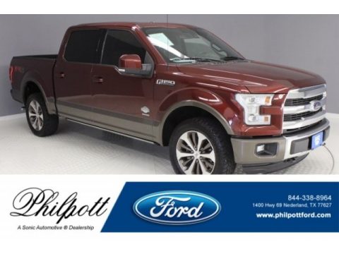 Bronze Fire Metallic Ford F150 King Ranch SuperCrew 4x4.  Click to enlarge.