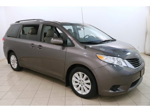 Predawn Gray Mica Toyota Sienna LE AWD.  Click to enlarge.
