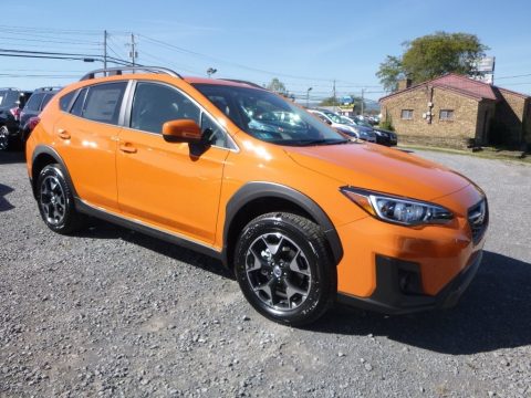 Sunshine Orange Subaru Crosstrek 2.0i Premium.  Click to enlarge.