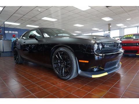 Pitch Black Dodge Challenger T/A 392.  Click to enlarge.