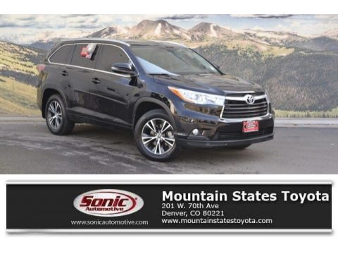 Midnight Black Metallic Toyota Highlander XLE. Click to enlarge. Midnight Black Metallic Toyota Highlander XLE. Click to enlarge.