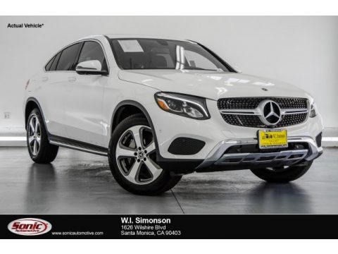 Polar White Mercedes-Benz GLC 300 4Matic Coupe.  Click to enlarge.
