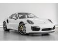 Front 3/4 View of 2016 Porsche 911 Turbo S Coupe #12
