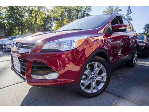 Ruby Red Metallic Ford Escape Titanium 4WD.  Click to enlarge.
