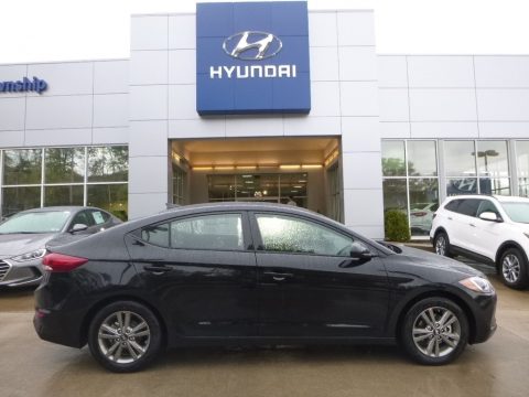 Phantom Black Hyundai Elantra Value Edition.  Click to enlarge.