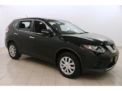 Super Black Nissan Rogue SV AWD.  Click to enlarge.