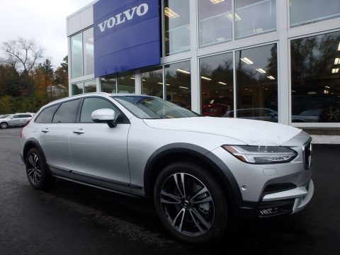Bright Silver Metallic Volvo V90 Cross Country T5 AWD.  Click to enlarge.