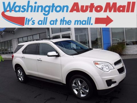 White Diamond Tricoat Chevrolet Equinox LT AWD.  Click to enlarge.