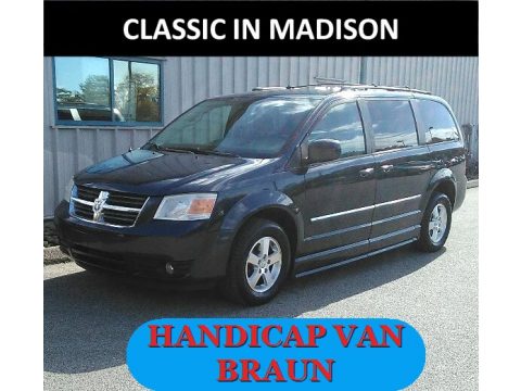 Modern Blue Pearl Dodge Grand Caravan SXT.  Click to enlarge.