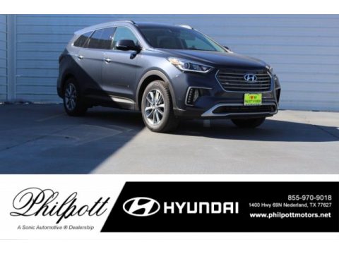 Night Sky Pearl Hyundai Santa Fe SE.  Click to enlarge.