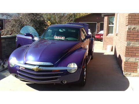 Ultra Violet Blue Metallic Chevrolet SSR .  Click to enlarge.