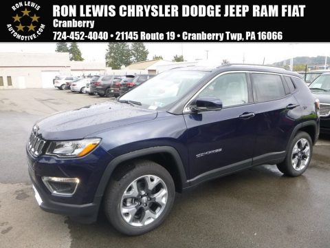Jazz Blue Pearl Jeep Compass Limited 4x4.  Click to enlarge.