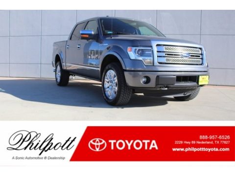 Sterling Grey Ford F150 Platinum SuperCrew 4x4.  Click to enlarge.