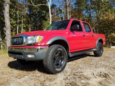 Impulse Red Pearl Toyota Tacoma V6 PreRunner Double Cab.  Click to enlarge.