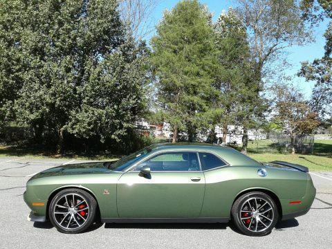F8 Green Dodge Challenger R/T Scat Pack.  Click to enlarge.
