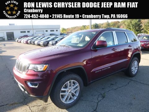 Velvet Red Pearl Jeep Grand Cherokee Laredo 4x4.  Click to enlarge.