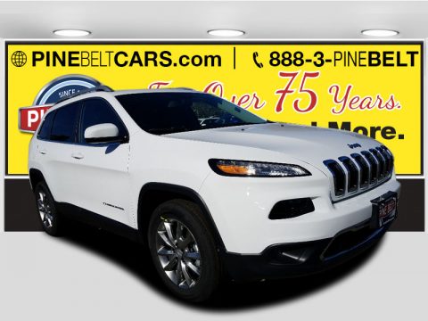 Bright White Jeep Cherokee Limited 4x4.  Click to enlarge.