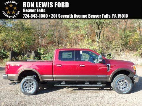 Ruby Red Ford F250 Super Duty King Ranch Crew Cab 4x4.  Click to enlarge.
