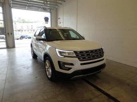 White Platinum Ford Explorer Limited 4WD.  Click to enlarge.