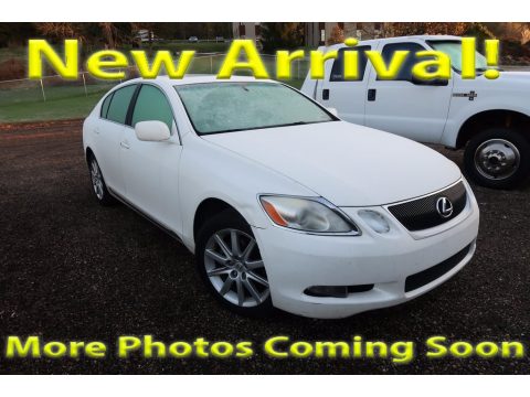 Crystal White Lexus GS 300 AWD.  Click to enlarge.