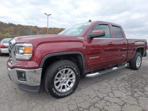 Sonoma Red Metallic GMC Sierra 1500 SLE Double Cab 4x4.  Click to enlarge.
