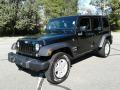 Front 3/4 View of 2018 Jeep Wrangler Unlimited Sport 4x4 #2
