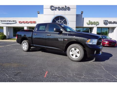 Brilliant Black Crystal Pearl Ram 1500 Express Crew Cab.  Click to enlarge.