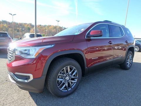 Crimson Red Tintcoat GMC Acadia SLT AWD.  Click to enlarge.