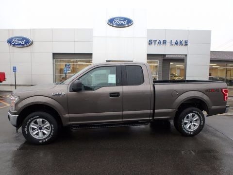 Stone Gray Ford F150 XLT SuperCab 4x4.  Click to enlarge.