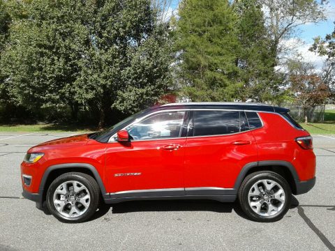 Redline Pearl Jeep Compass Limited.  Click to enlarge.