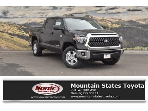 Midnight Black Metallic Toyota Tundra SR5 CrewMax 4x4.  Click to enlarge.