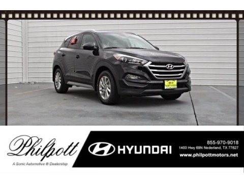 Black Noir Pearl Hyundai Tucson SE.  Click to enlarge.