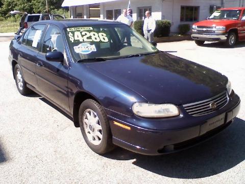 Navy Blue Metallic Chevrolet Malibu LS Gold Edition Sedan.  Click to enlarge.