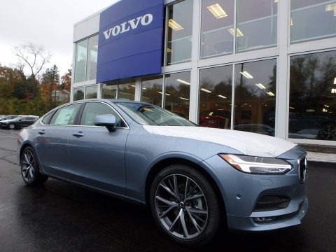 Mussel Blue Metallic Volvo S90 T5 AWD Momentum.  Click to enlarge.