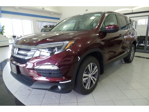 Dark Cherry Pearl Honda Pilot EX-L AWD w/Navigation. Click to enlarge. Dark Cherry Pearl Honda Pilot EX-L AWD w/Navigation. Click to enlarge.