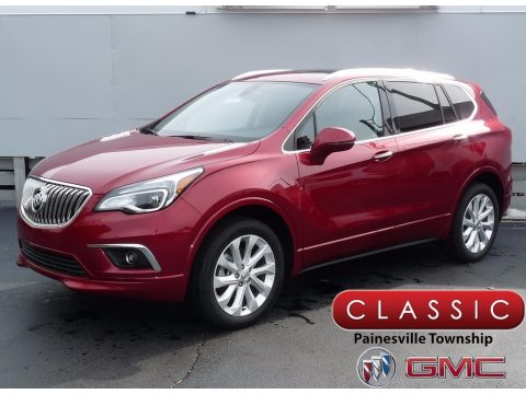 Chili Red Metallilc Buick Envision Premium AWD.  Click to enlarge.
