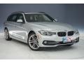 Front 3/4 View of 2018 BMW 3 Series 328d xDrive Sports Wagon #11