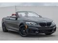 Front 3/4 View of 2018 BMW 2 Series M240i Convertible #12