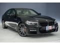 Front 3/4 View of 2018 BMW 5 Series 540i Sedan #11