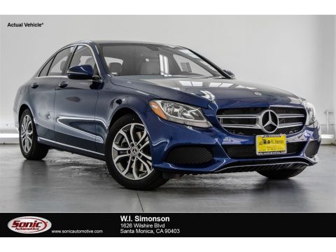 Brilliant Blue Metallic Mercedes-Benz C 300 Sedan.  Click to enlarge.