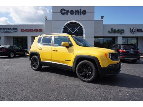 Solar Yellow Jeep Renegade Latitude.  Click to enlarge.