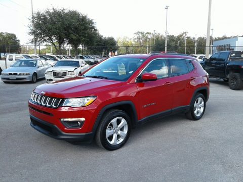 Redline Pearl Jeep Compass Latitude.  Click to enlarge.