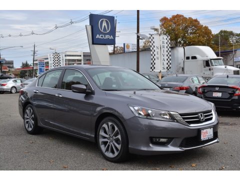 Modern Steel Metallic Honda Accord Sport Sedan.  Click to enlarge.