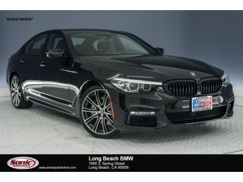 Black Sapphire Metallic BMW 5 Series 540i Sedan.  Click to enlarge.
