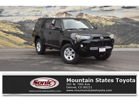 Midnight Black Metallic Toyota 4Runner SR5 4x4.  Click to enlarge.
