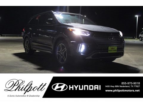 Night Sky Pearl Hyundai Santa Fe Limited Ultimate.  Click to enlarge.